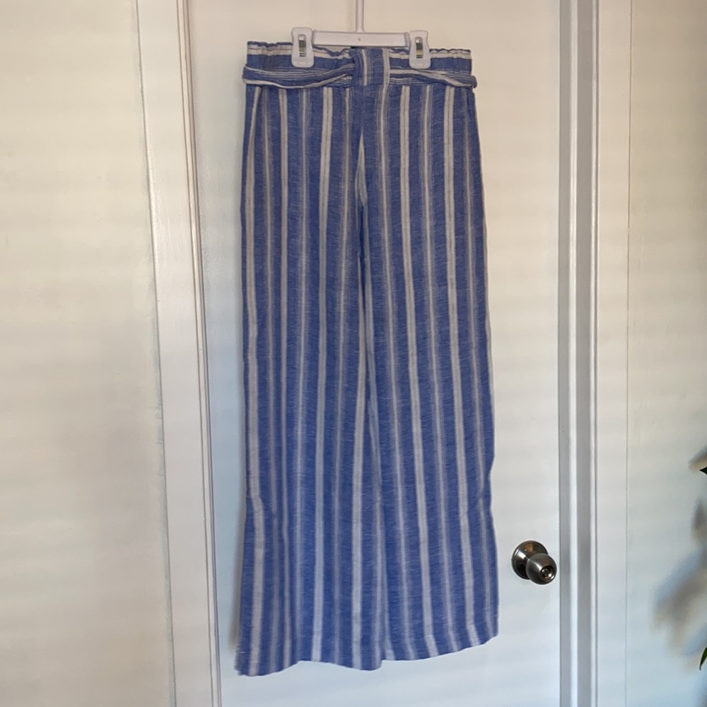 Drawstring striped pants - Picture 3 of 3